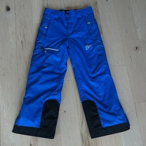 Obermeyer Boys 14 Bright Blue Snow Pants